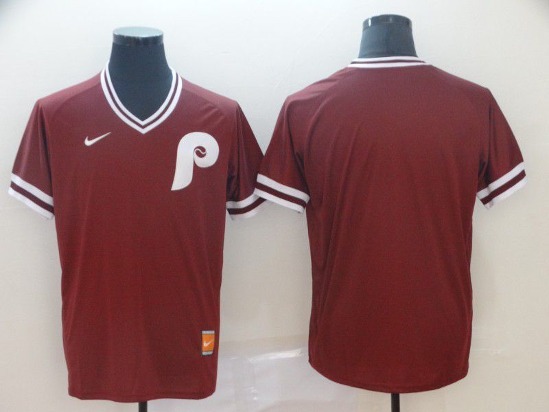 Men Philadelphia Phillies Blank Red Game Throwback Nike 2022 MLB Jersey->philadelphia phillies->MLB Jersey